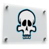 Minimalist Skull Sticker