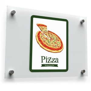Modern Pizza Bar Sticker