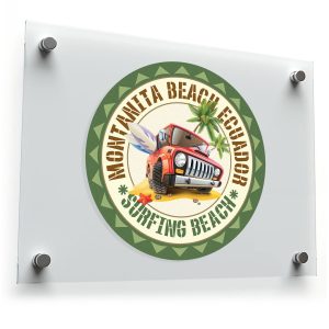 Montañita Beach Ecuador Sticker