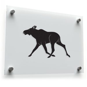 Moose Silhouette Decal