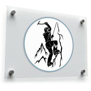 Mountain Climber Sticker
