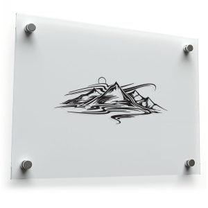 Mountain Landscape Vinyl Decal