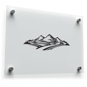 Mountain Landscape Vinyl Sticker