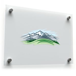 Mountain Landscape Vinyl Sticker