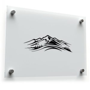 Mountain Range Vinyl Decal