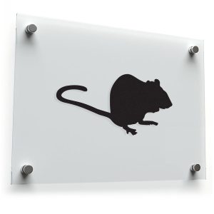Mouse Silhouette Wall Decal