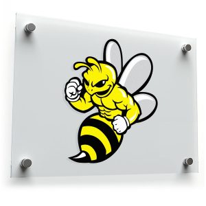 Muscle Bee Sticker