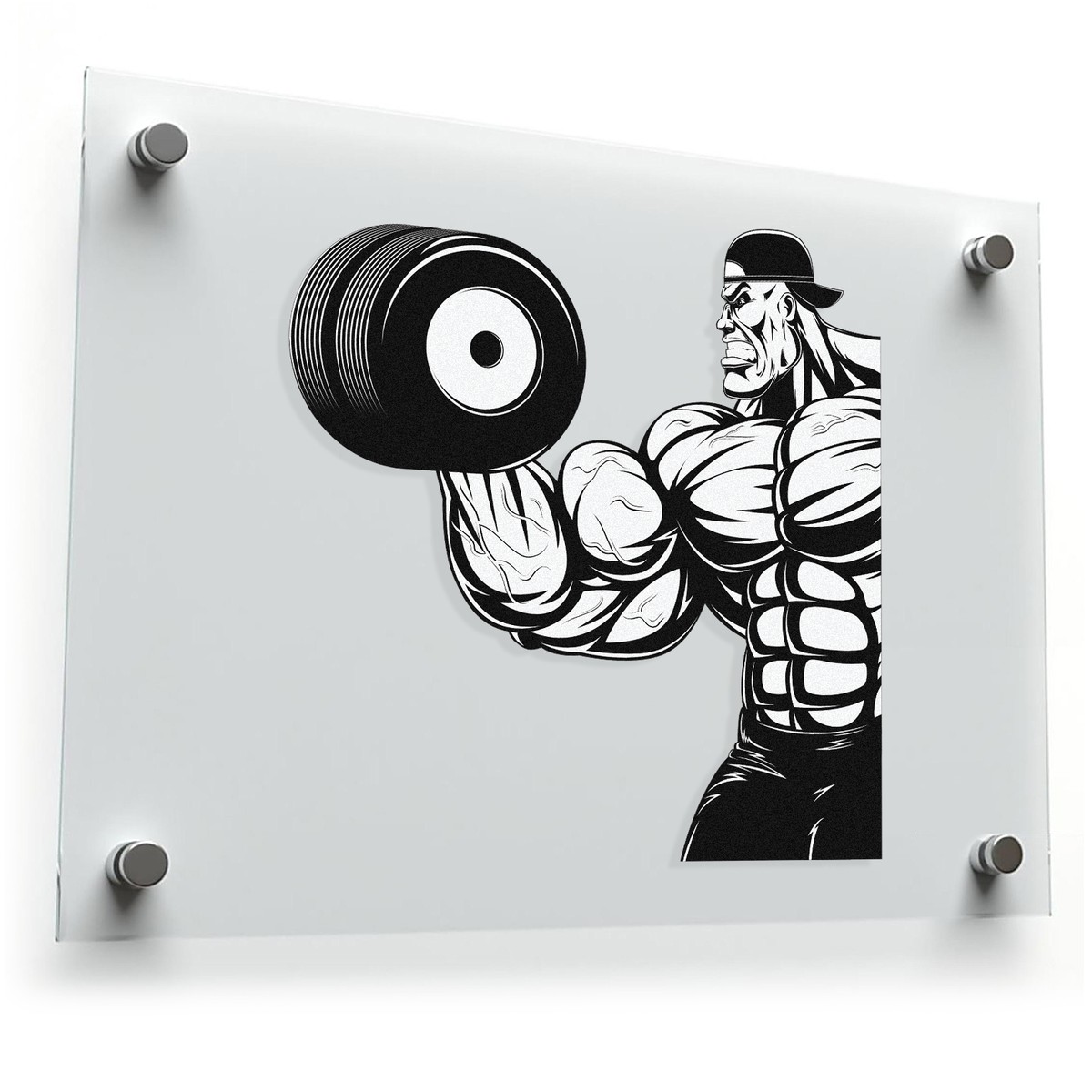 Muscle Builder Sticker 3 Muscle Builder Sticker