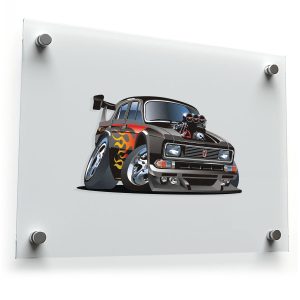 Muscle Car Sticker – Bold and