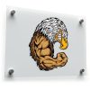 Muscle Eagle Head Sticker 1