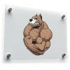 Muscular Bulldog Sticker