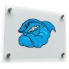 Muscular Shark Sticker 1