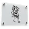 Muscular Tiger Illustration Decal