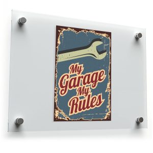 "My Garage, My Rules" Sticker