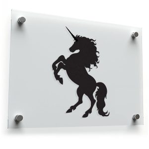 Mystical Unicorn Silhouette Sticker