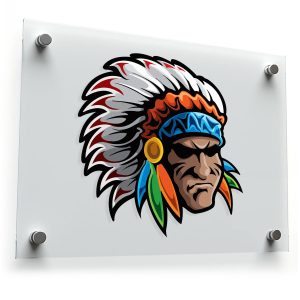 Native American Chief Sticker