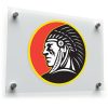 Native Warrior Head Sticker 1