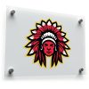 Native Warrior Silhouette Sticker