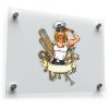 Nautical Pin-Up Girl Sticker