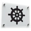 Nautical Ship Wheel Design Decal