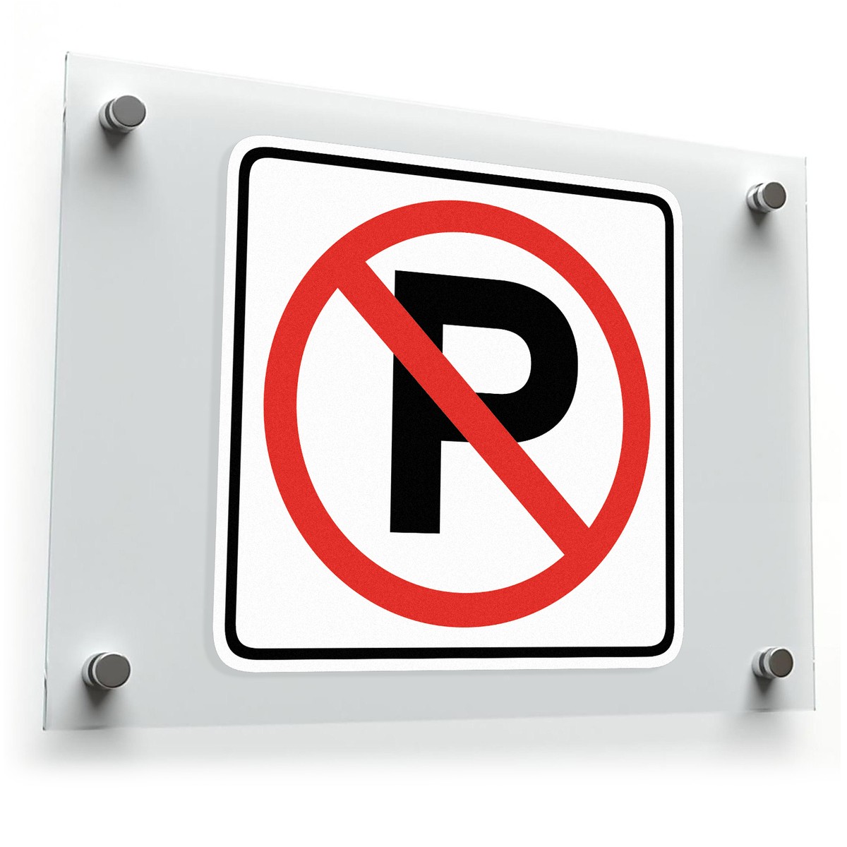 No Parking Sign Sticker 3 No Parking Sign Sticker