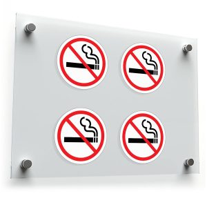 No Smoking Sign Sticker Pack