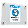 Notice Dust Mask Safety Sign Sticker
