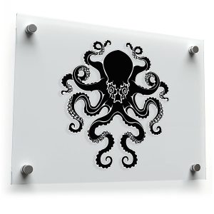 Octopus Tentacle Art Sticker