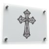 Ornate Cross Vinyl Decal 1