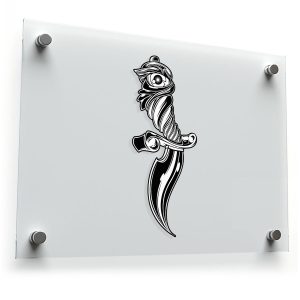 Ornate Dagger Vinyl Sticker