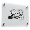 Ostrich Head Vinyl Sticker