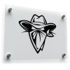 Outlaw Cowboy Mask Decal