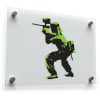 Paintball Player Vinyl Decal