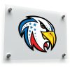 Patriotic Bald Eagle Sticker