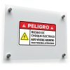 Peligro Alto Voltaje Sticker – Riesgo de Choque Eléctrico 1