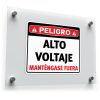 Peligro Alto Voltaje Sticker 1