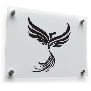 Phoenix Bird Silhouette Sticker