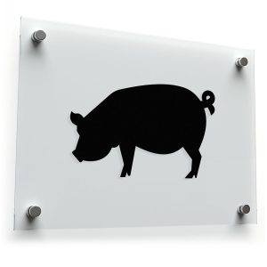 Pig Silhouette Sticker