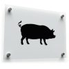 Pig Silhouette Sticker 1