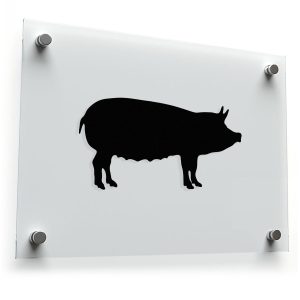 Pig Silhouette Sticker