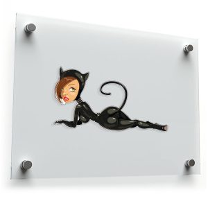 Pin-Up Catwoman Style Sticker