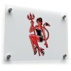 Pin-Up Devil Girl Sticker 1