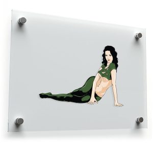 Pin-Up Girl Sticker