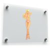 Pin-Up Blonde Girl Vinyl Sticker 1