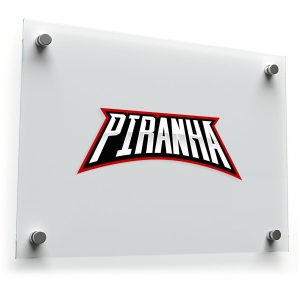 Piranha Logo Vinyl Decal