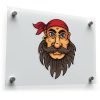 Pirate Face Sticker