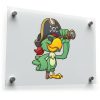 Pirate Parrot Cartoon Sticker 1