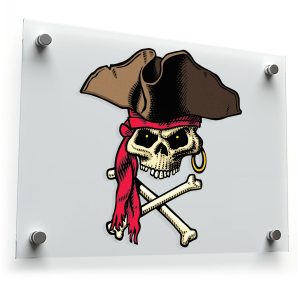 Pirate Skull and Crossbones Sticker