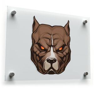 Pitbull Head Sticker