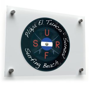 Playa El Tunco Surfing Beach Sticker